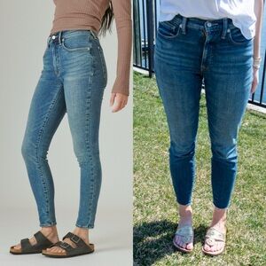 Lucky Brand Bridgette Skinny High Rise Stretch Fray Hem Jeans 4/27